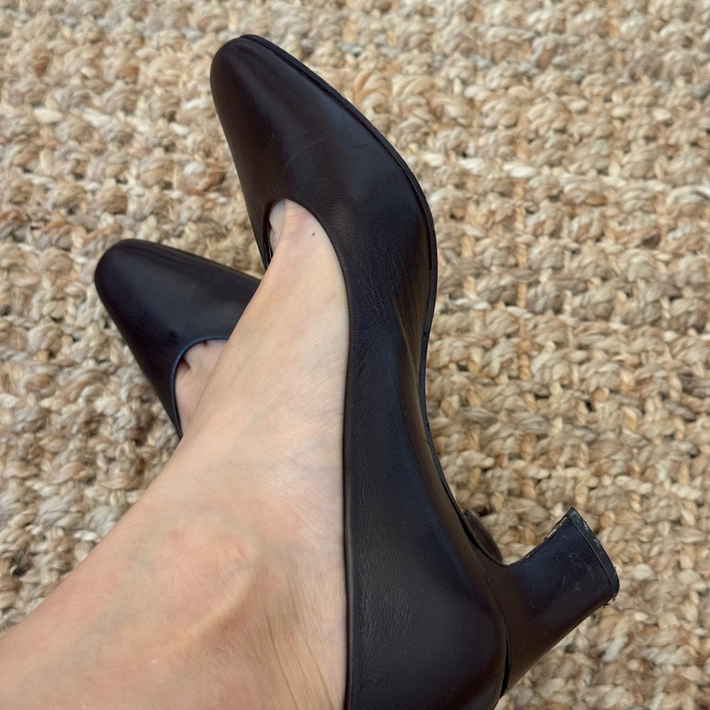 Etienne aigner dark brown shoes